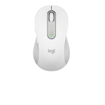 Logitech Signature M650 L for Business - Mouse - per destrorsi - 5 pulsanti - senza fili - Bluetooth, 2.4 GHz - ricevitore USB Logitech Logi Bolt - Off-White